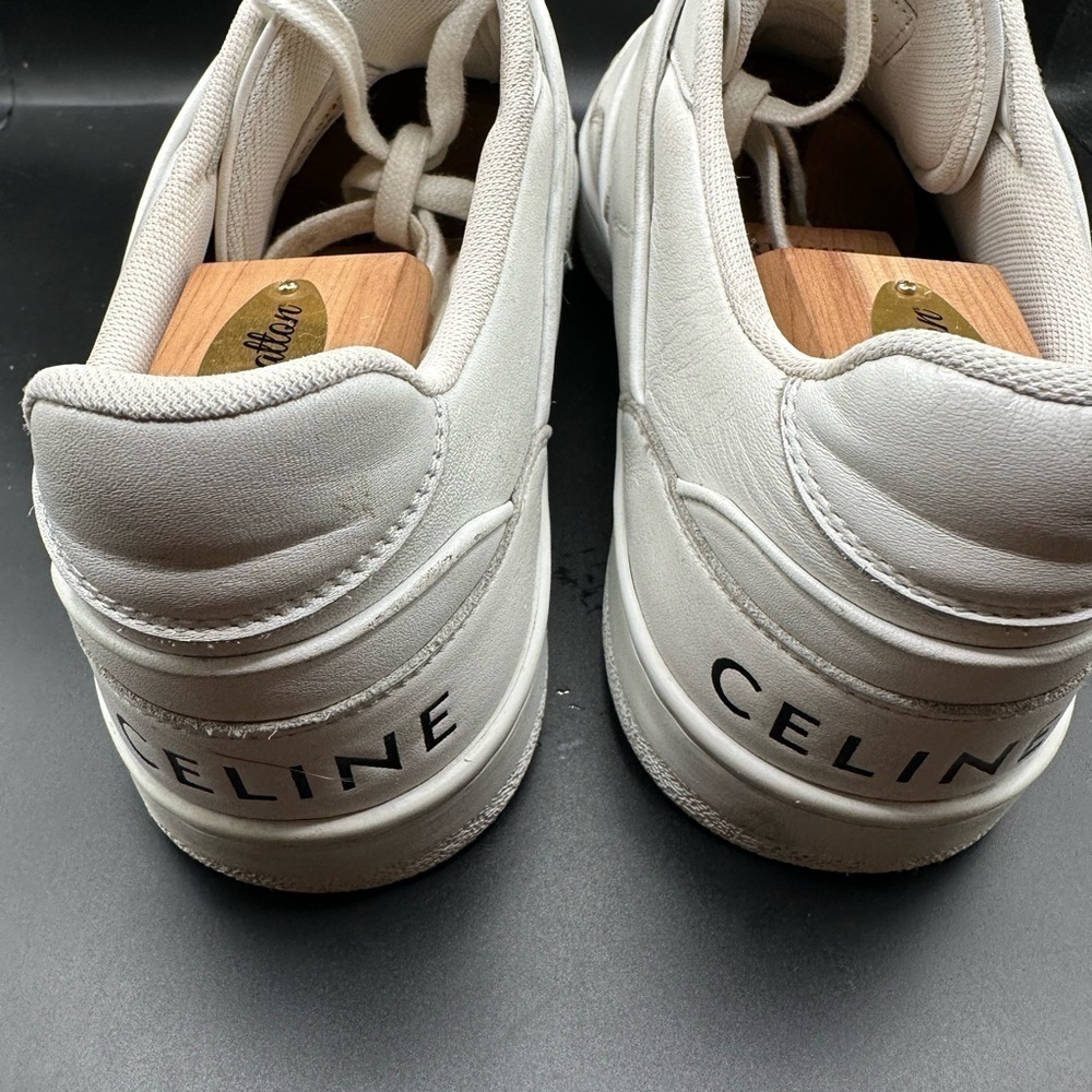 Celine Hedi Slimane Distressed White Sneakers - Picture 6 of 10